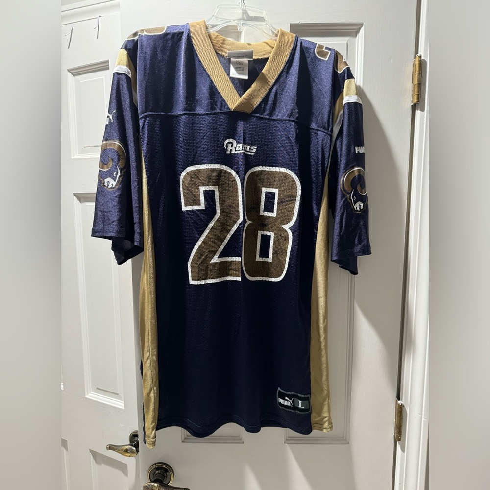 Vintage St Louis Rams Marshall Faulk Jersey size Large